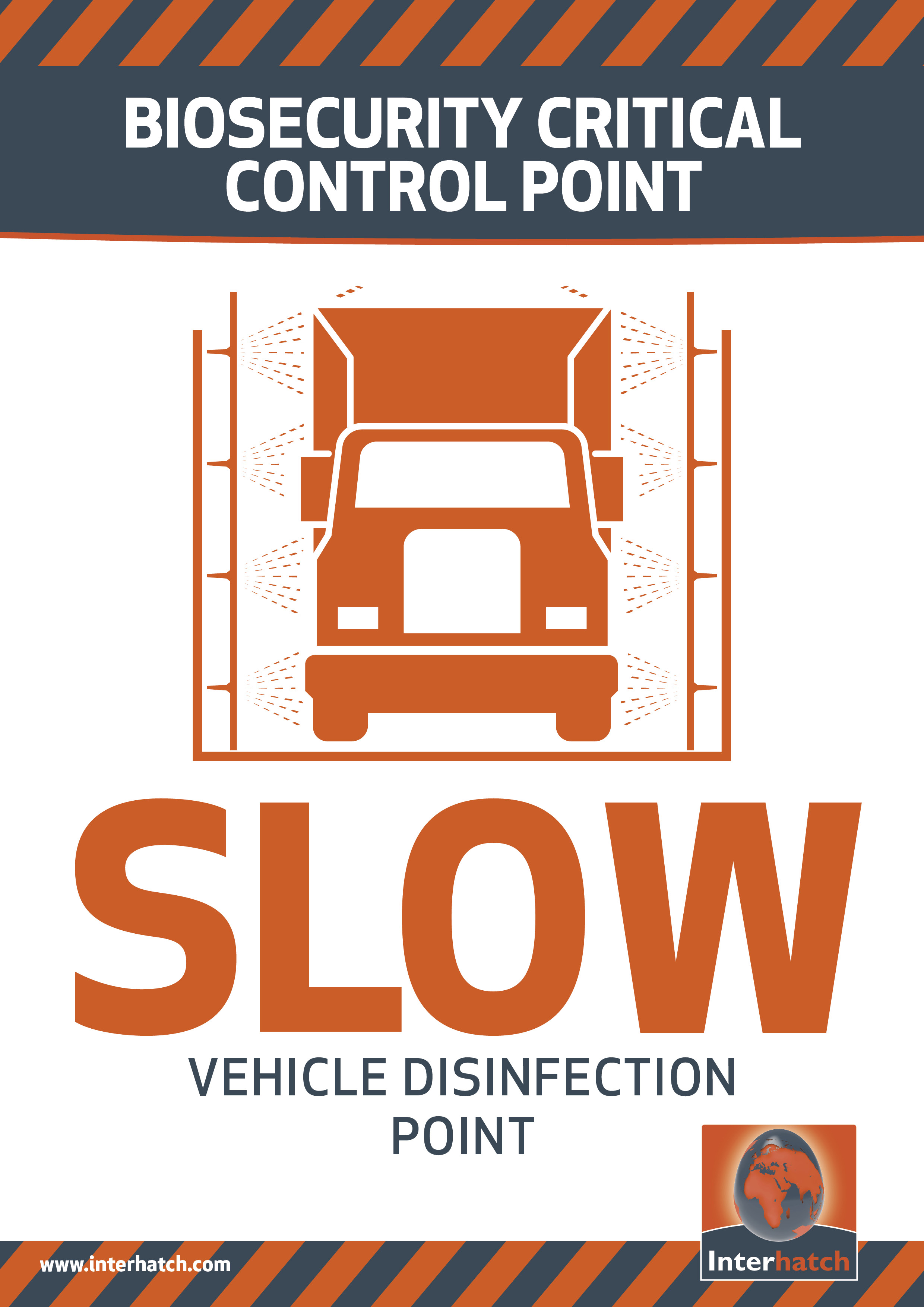 Vehicle Disinfection Sign