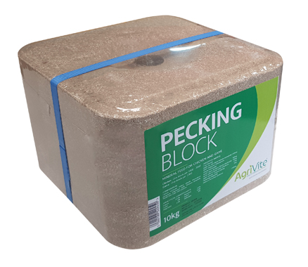 Agrivite Mineral Pecking Block Extra Hard 10kg