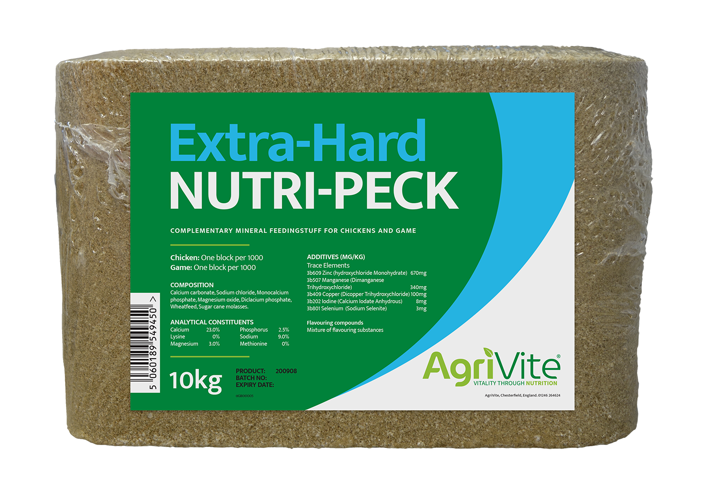 Agrivite Nutri-Peck Extra Hard 10kg