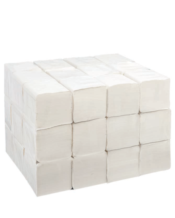 2 Ply Folded Toilet Tissue, Pack of 36