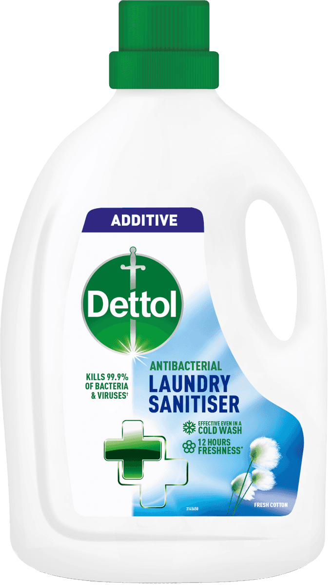 Dettol Antibacterial Laundry Cleanser, Fresh Cotton - 1.5L