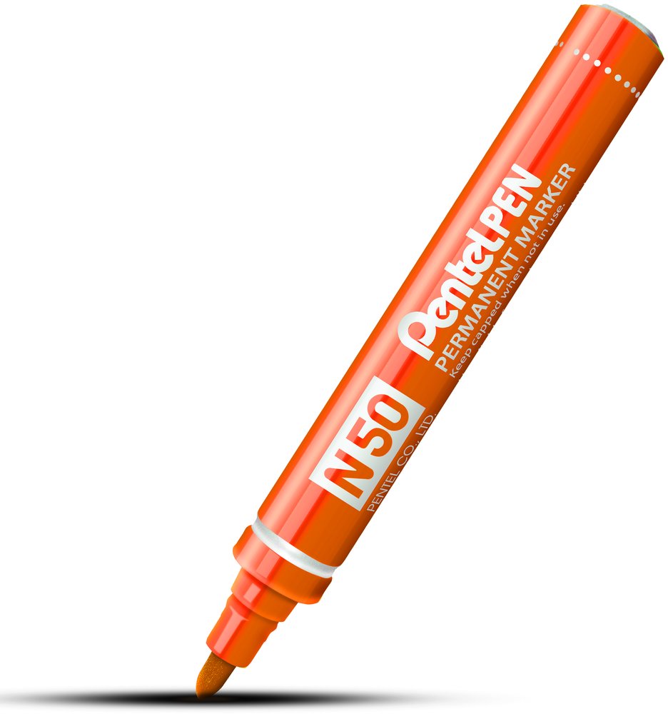 Pentel Permanent Marker, Orange - Pack of 12