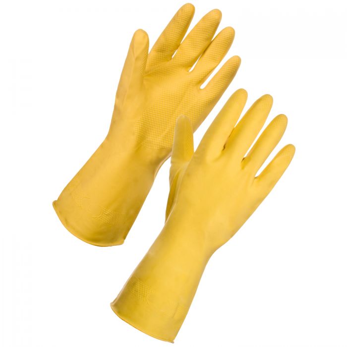 Latex Household Cleaning Gloves, Small