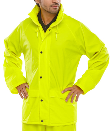 Waterproof Jacket, Yellow - Size Medium
