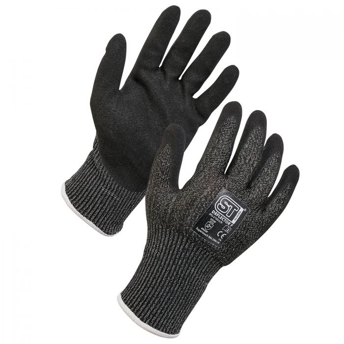 Deflector F Cut Resistant Gloves, Black, Size Medium