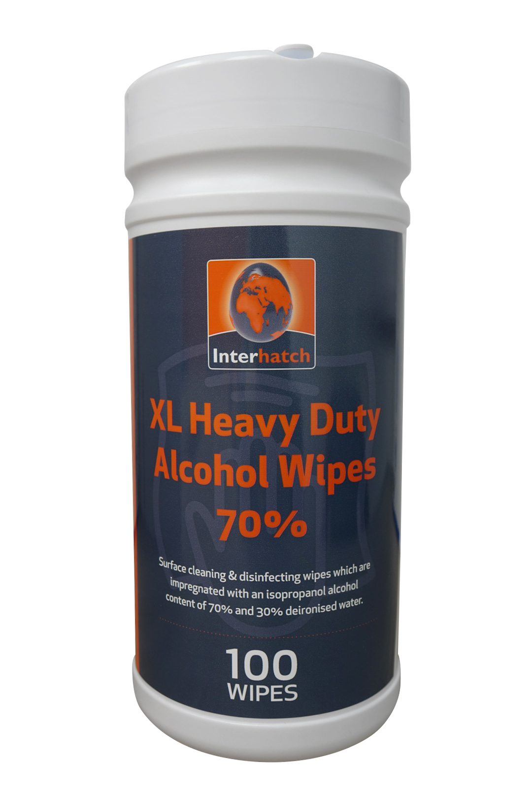XL Heavy Duty Alcohol Wipes 70% - Pack of 100