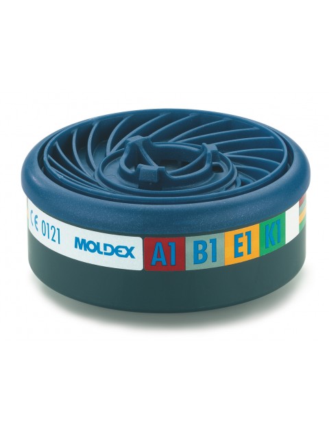 Moldex Gas Filter ABEK2 For Use With Series 9000 Mask, Pack of 8