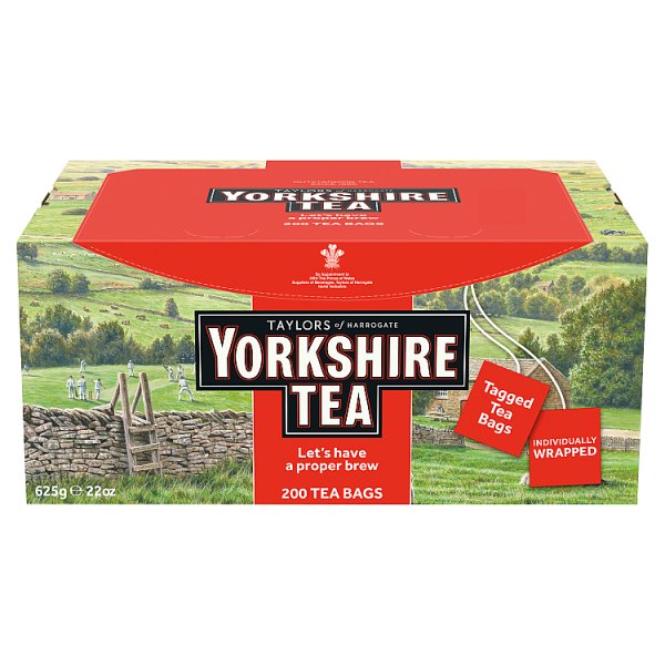 Yorkshire Tea Bags, Pack of 200 (625g)