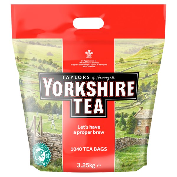Yorkshire Tea Bags, Pack of 1040 (3.25kg)