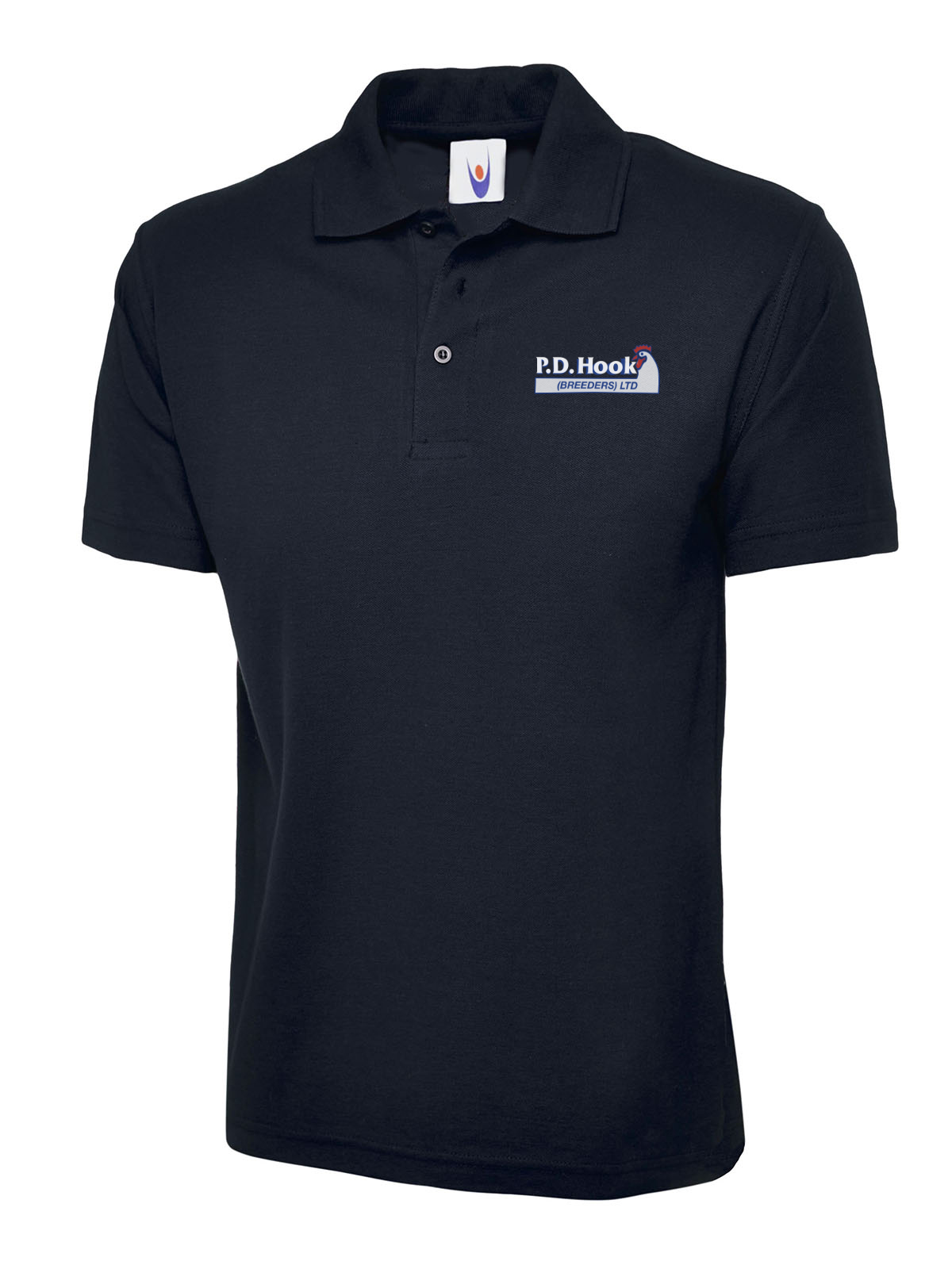 P D Hook (Breeders) Ltd - Poloshirt, Navy - Size 3XL