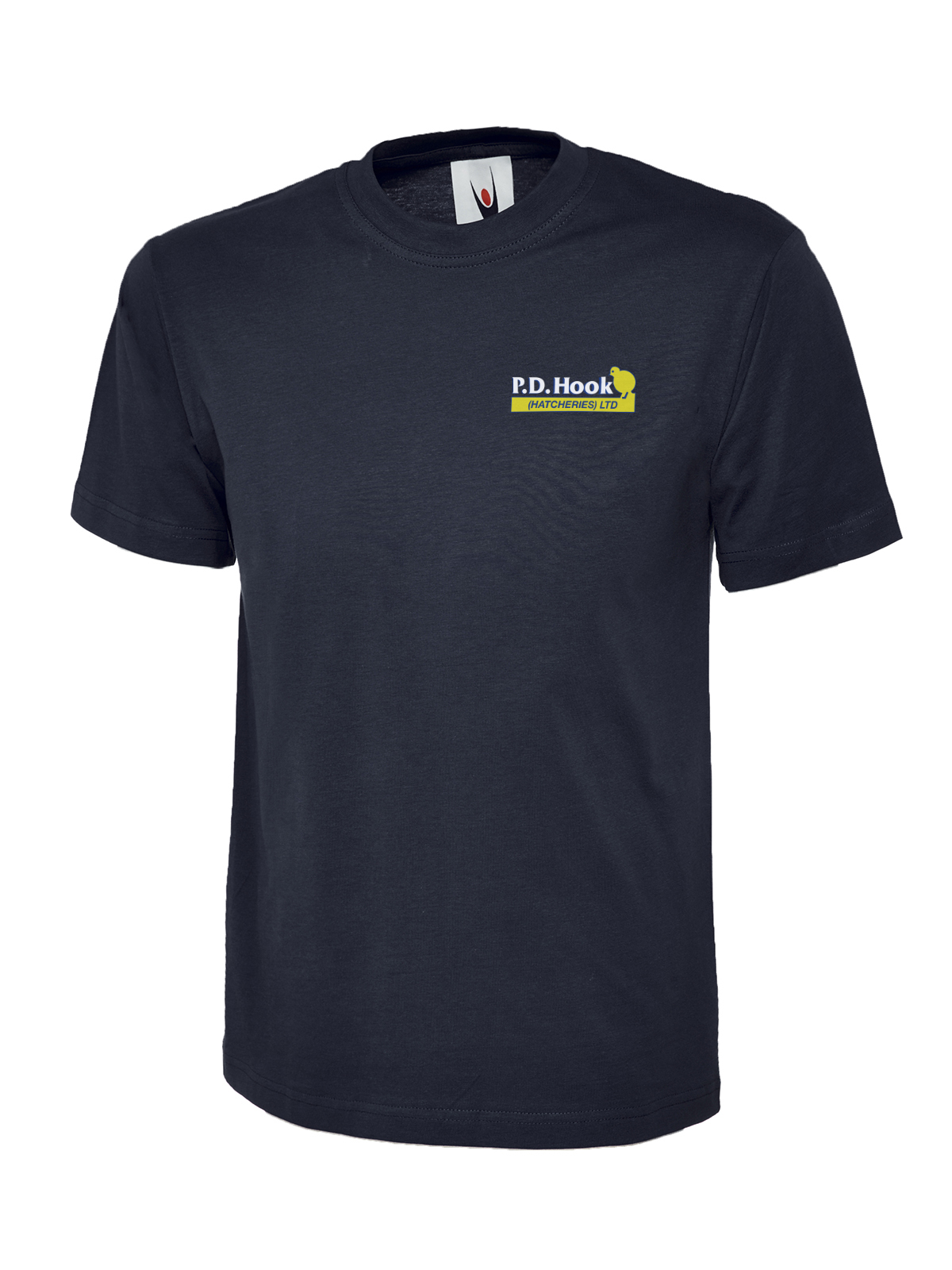 P D Hook (Hatcheries) Ltd - T-Shirt, Navy - Size Small