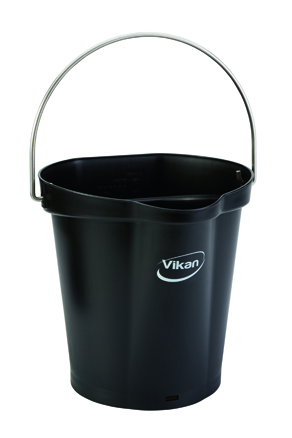 Vikan, Hygiene Bucket, 12 Litre - Black