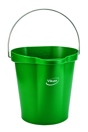 Vikan, Hygiene Bucket, 12 Litre - Green