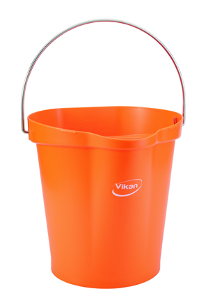 Vikan, Hygiene Bucket, 12 Litre - Orange