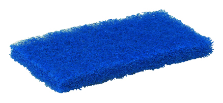 Vikan Blue Cleaning Pad, 245mm, Medium, Pack 10