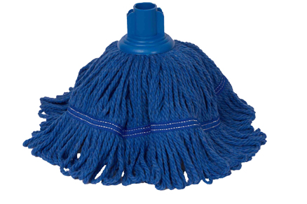 Vikan Super Hygiene Socket Mop, Anti-Bacterial, 250g - Blue