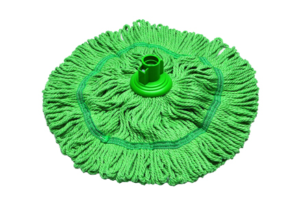Vikan Super Hygiene Socket Mop, Anti-Bacterial, 250g - Green