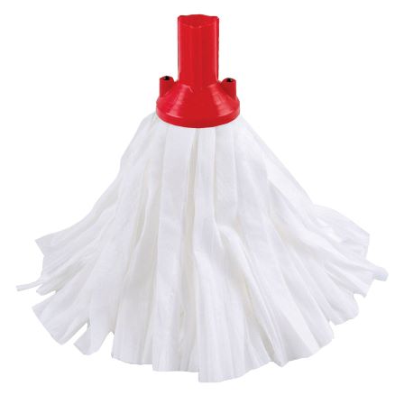 Big White Exel® Socket Mop, Red - Pack of 10