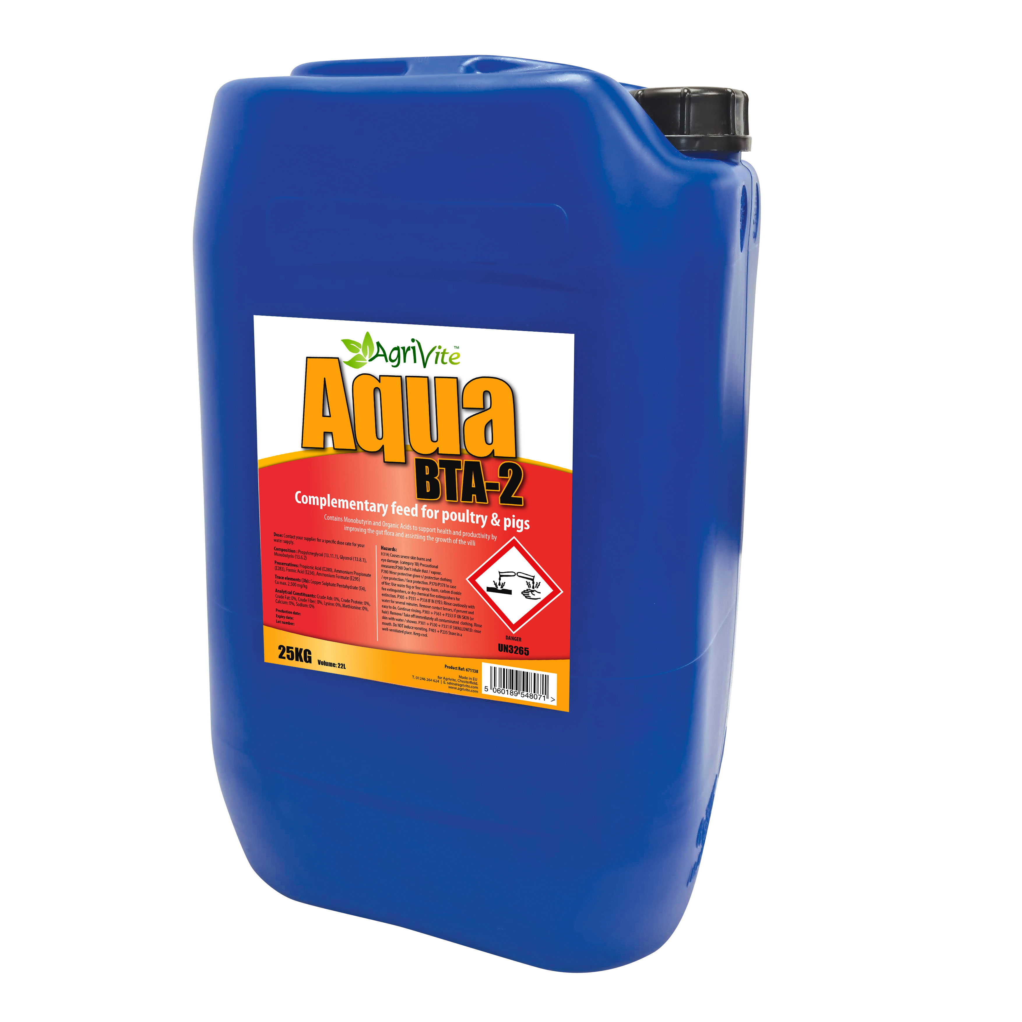 Agrivite Aqua BTA-2 - 25kg / 22L