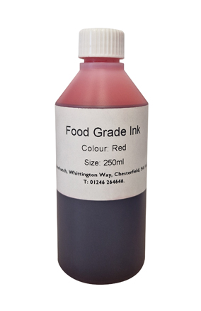 Food Grade Egg Marking Ink, Red. 250ml