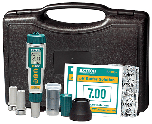 Extech EX900 ExStik 4-in-1 Chlorine pH, ORP and Temperature Kit