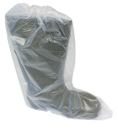 ETON Polythene Disposable Overboots with elastic strap