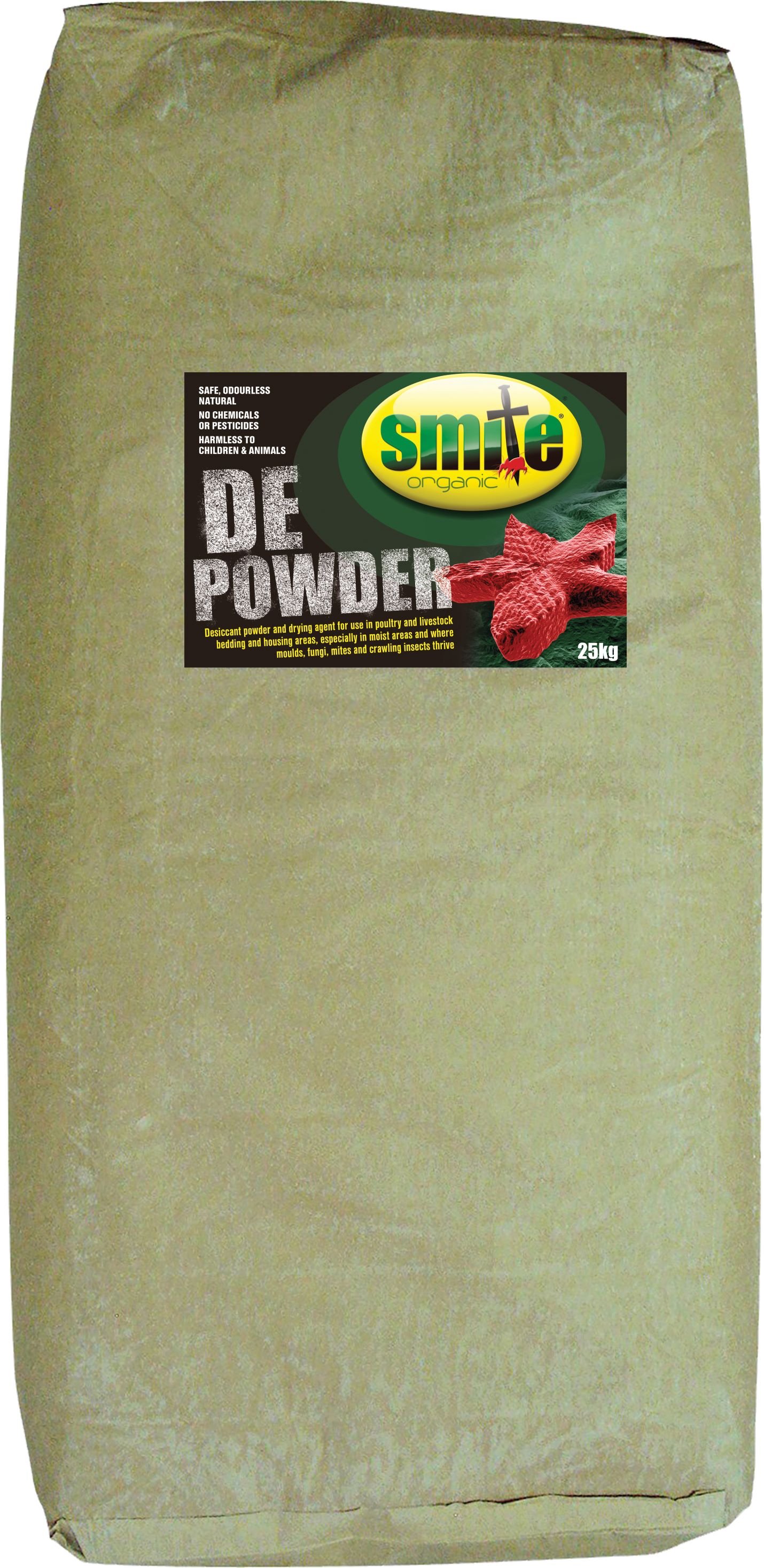 SMITE Organic DE Powder - 25Kg Sack