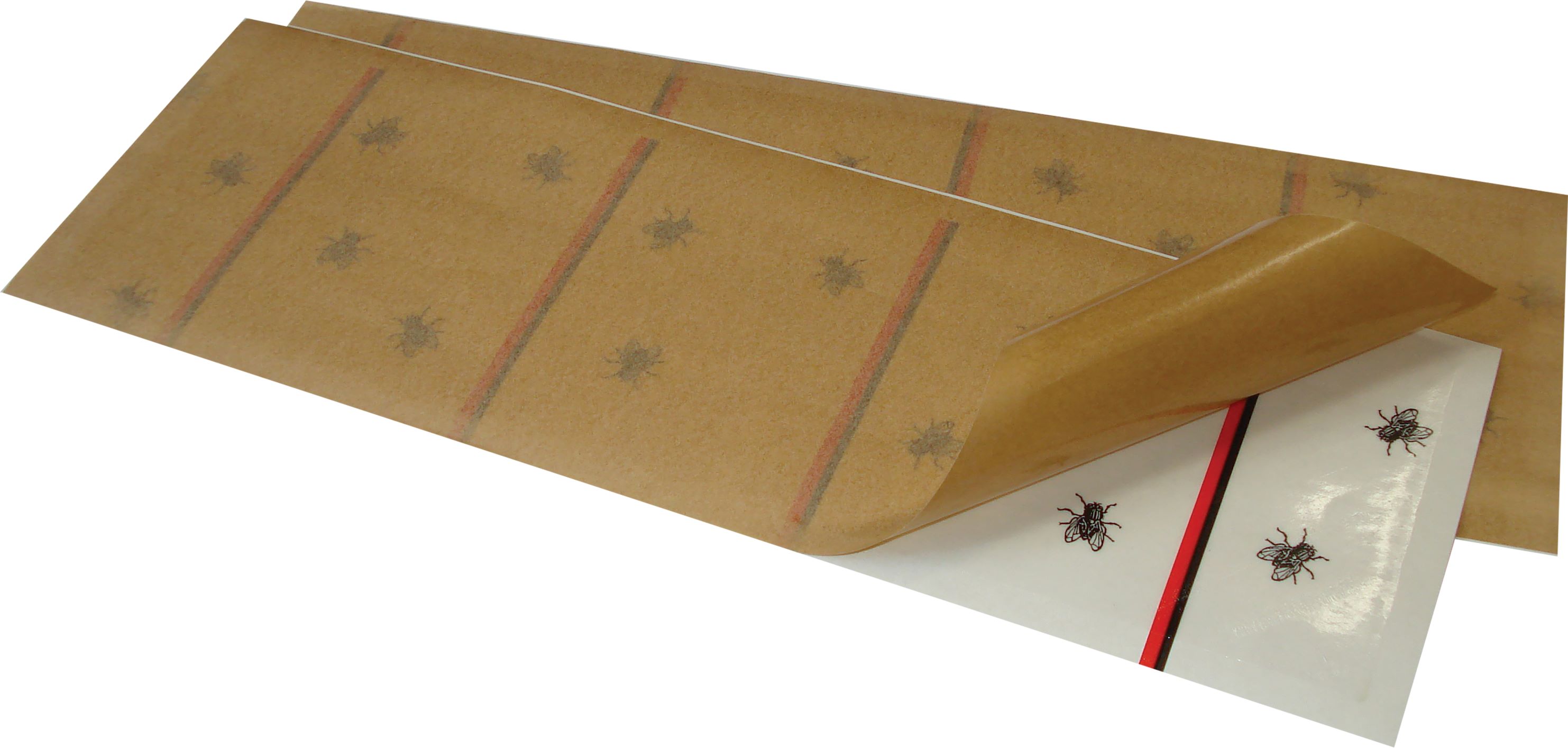 FlyTak Sticky Fly Strip, 12 sheets, 107 x 320mm
