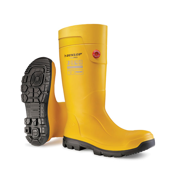 Purofort FieldPro Full Safety - Yellow, Size 6