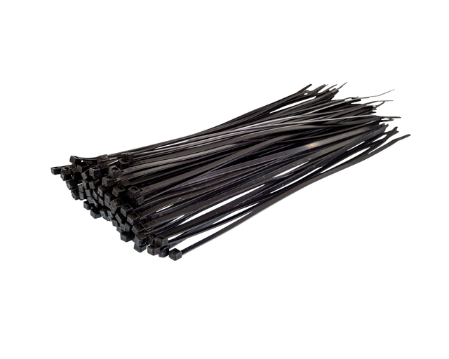 Black Cable Ties, 200 x 4.8mm
