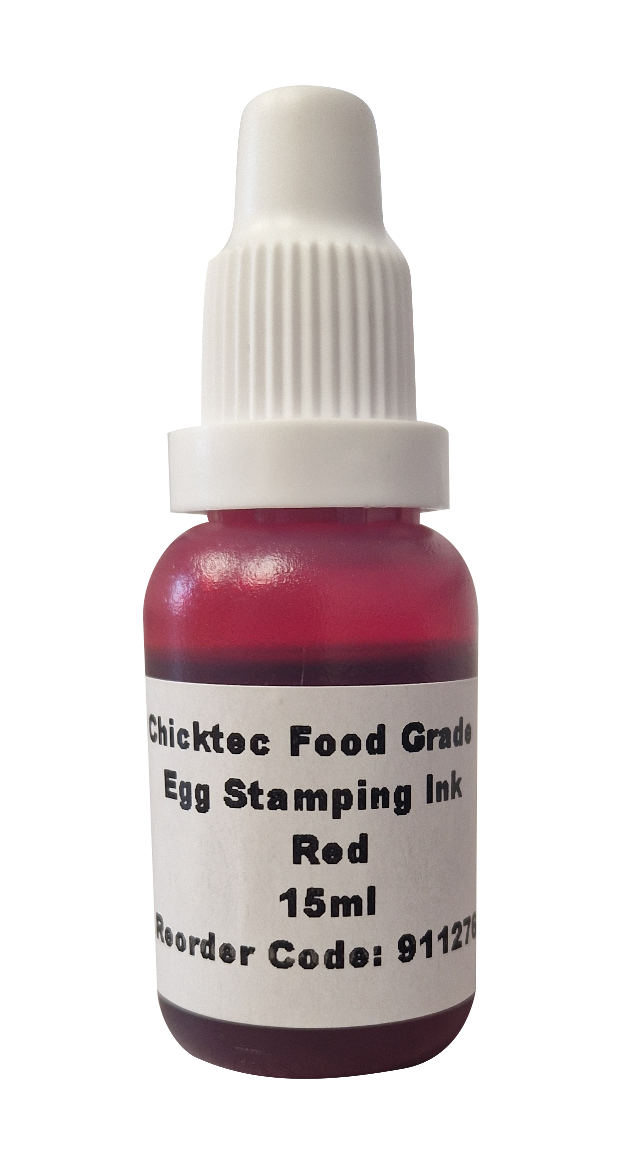 Red Re-fill Food Grade Ink for Self Inking Stamp. 15ml bottle