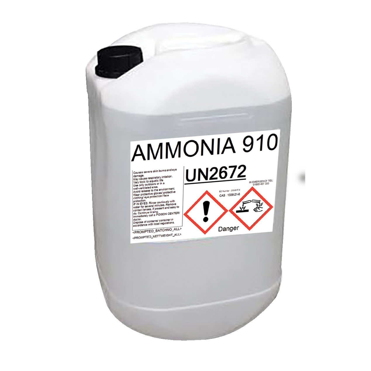 Ammonia .910 Solution - 25L