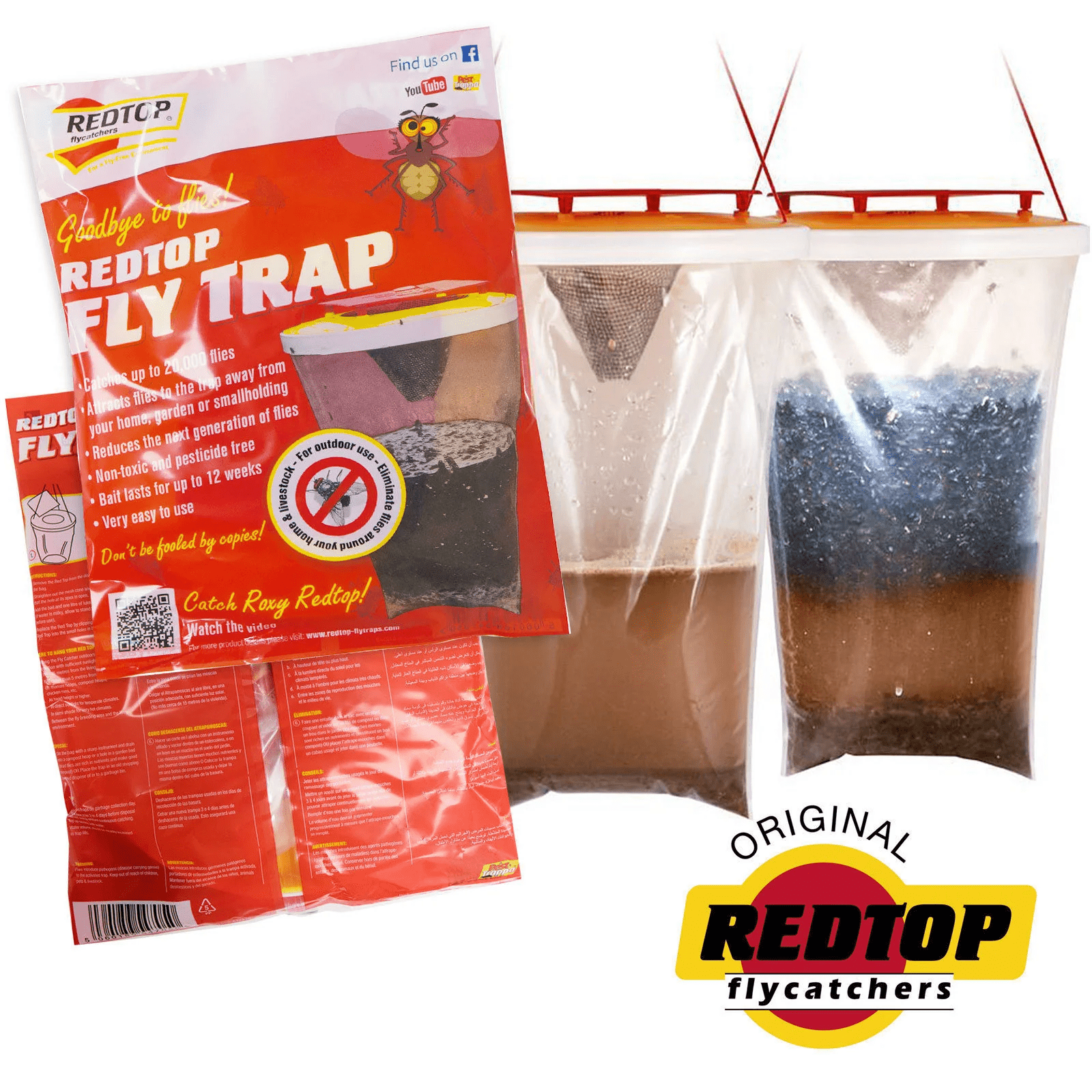 Effective fly control with RedTop fly traps