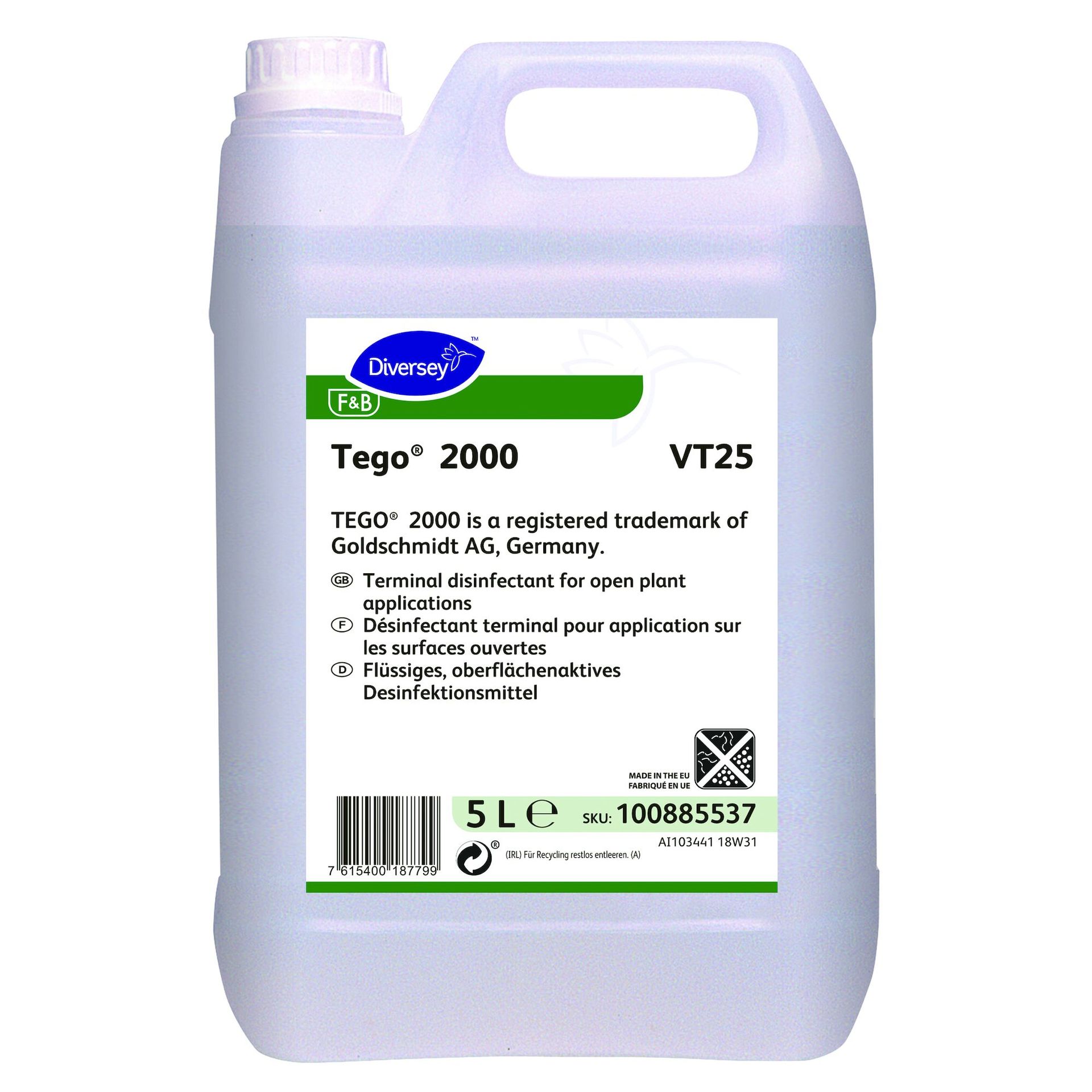 Tego 2000 VT25 Disinfectant, 5L