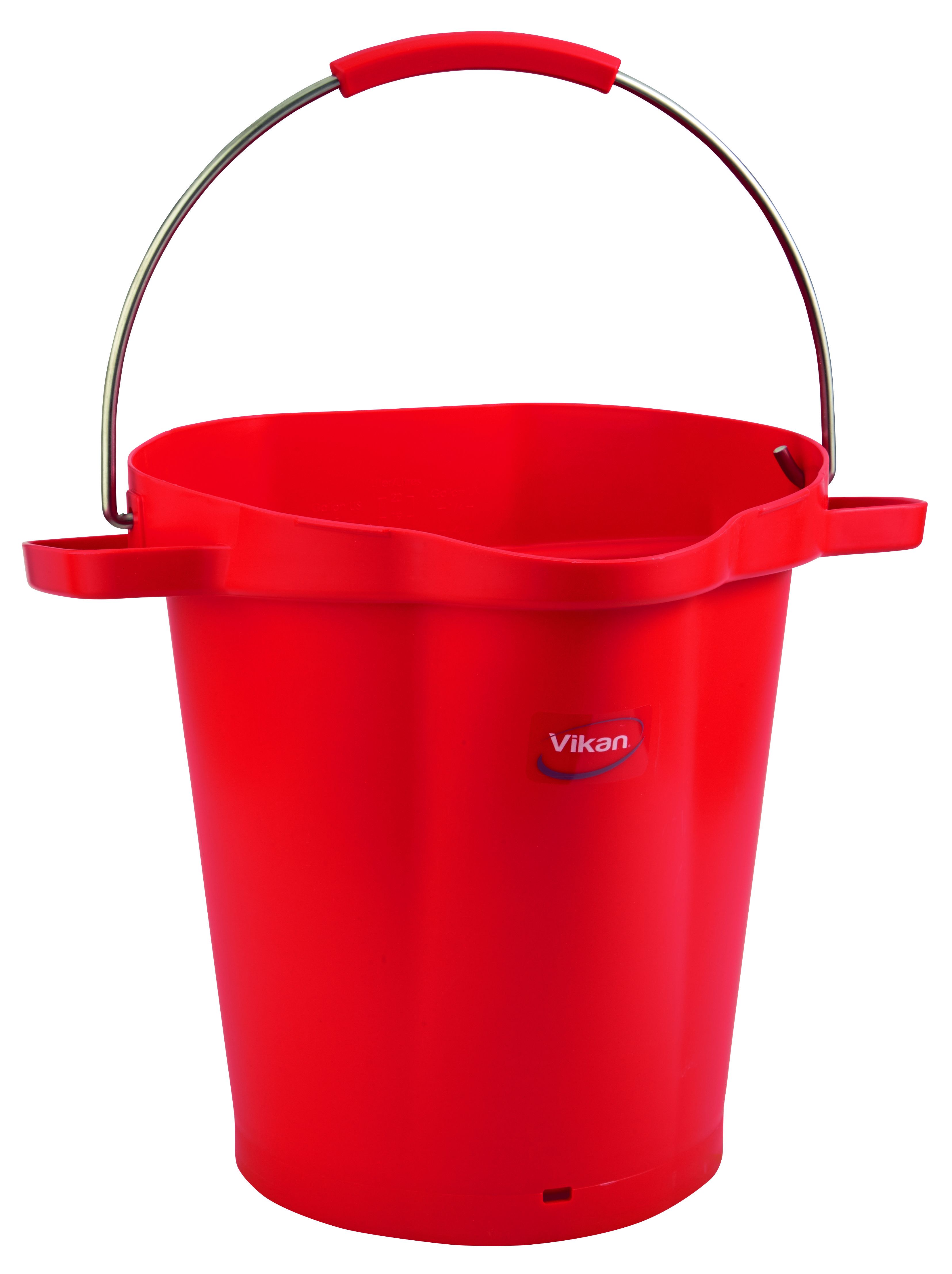 Vikan Hygiene Bucket, 20 Litre - Red