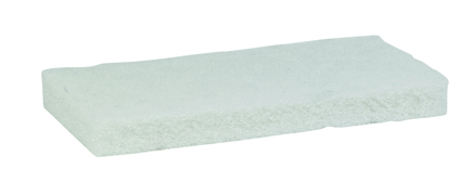 Vikan White Cleaning Pad, 245mm, Soft, Pack 10