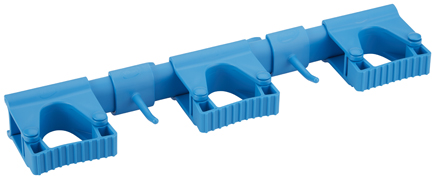 Vikan Hygienic Hi-Flex Wall Bracket System, 420mm - Blue