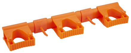 Vikan Hygienic Hi-Flex Wall Bracket System, 420mm - Orange