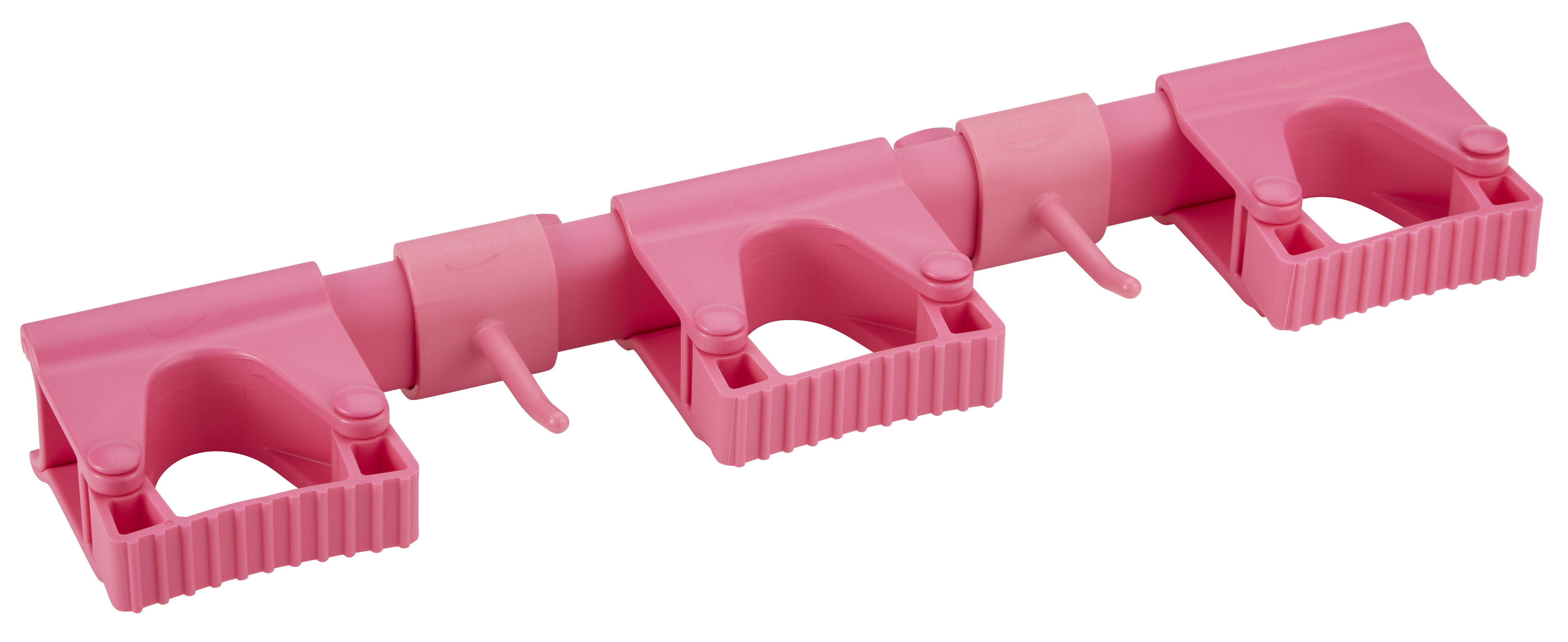 Vikan Hygienic Hi-Flex Wall Bracket System, 420mm - Pink