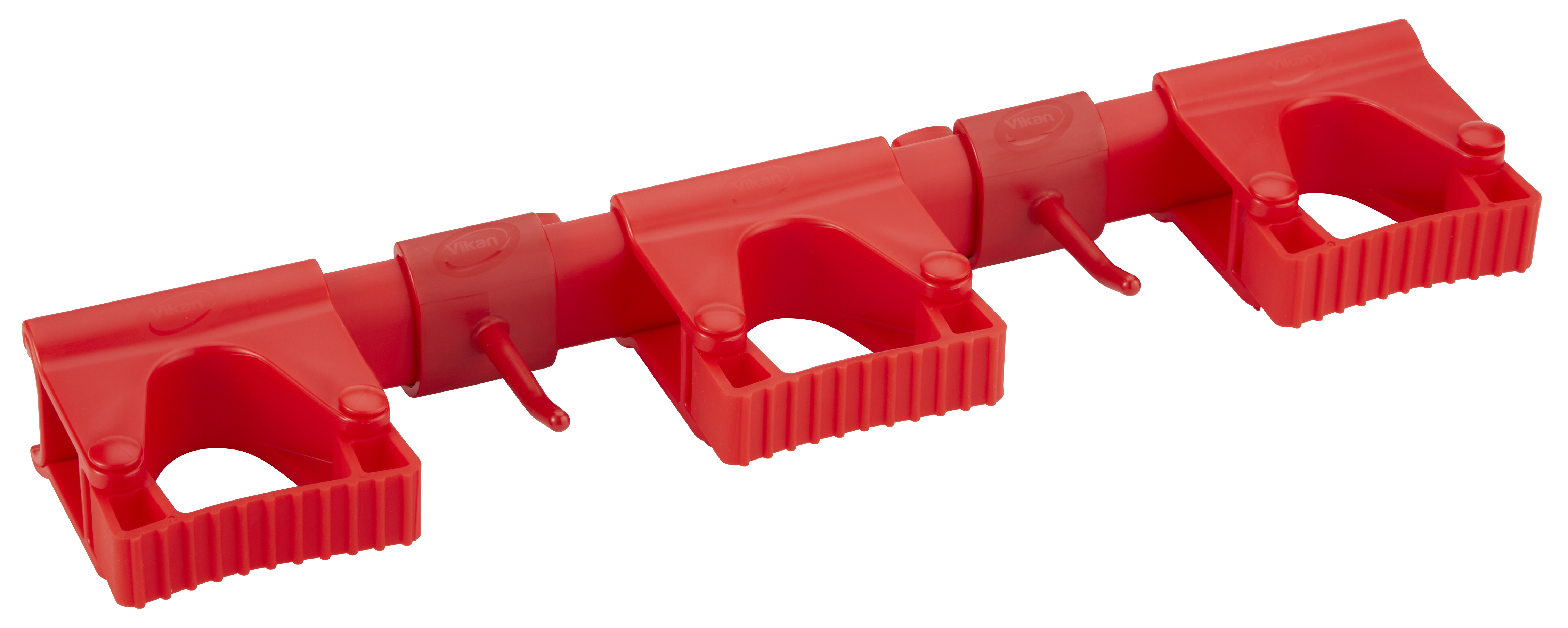 Vikan Hygienic Hi-Flex Wall Bracket System, 420mm - Red