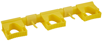 Vikan Hygienic Hi-Flex Wall Bracket System, 420mm - Yellow