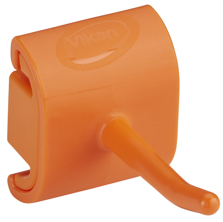 Vikan Hygienic Wall Bracket, Single Hook Module, 41mm - Orange
