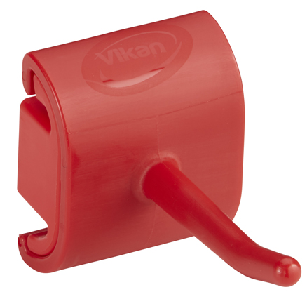Vikan Hygienic Wall Bracket, Single Hook Module, 41mm - Red