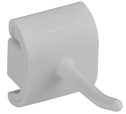 Vikan Hygienic Wall Bracket, Single Hook Module, 41mm - White